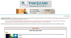 Desktop Screenshot of free-ed.net